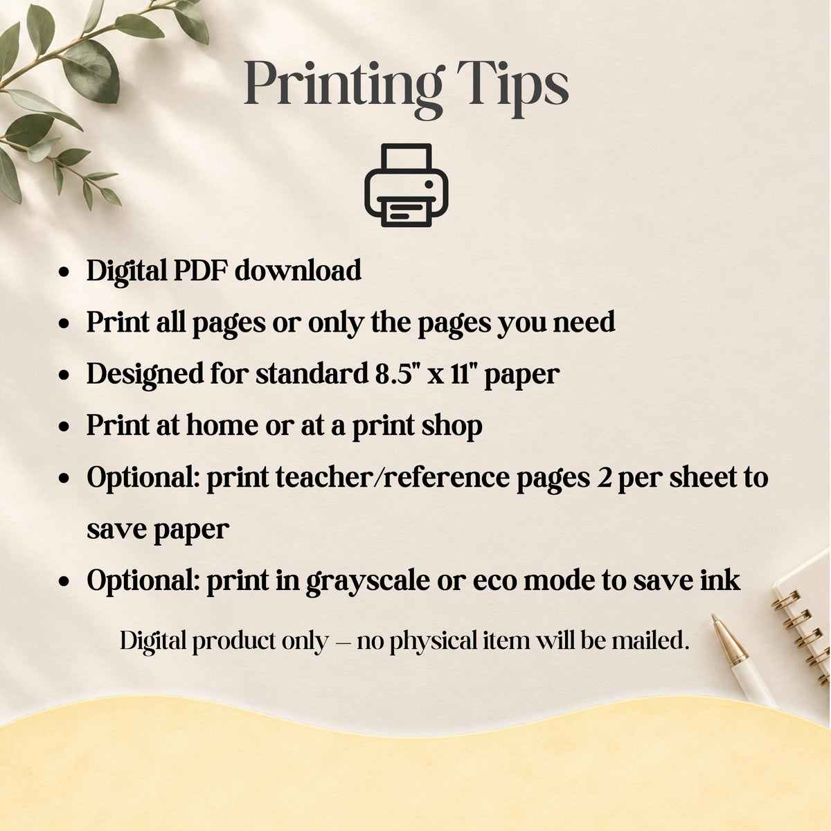 LDS Youth-Led Lesson Guide Printable