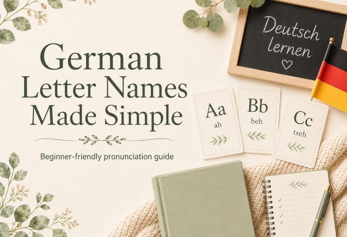 German Alphabet Letter Names Made Simple: A Fun Beginner’s Guide