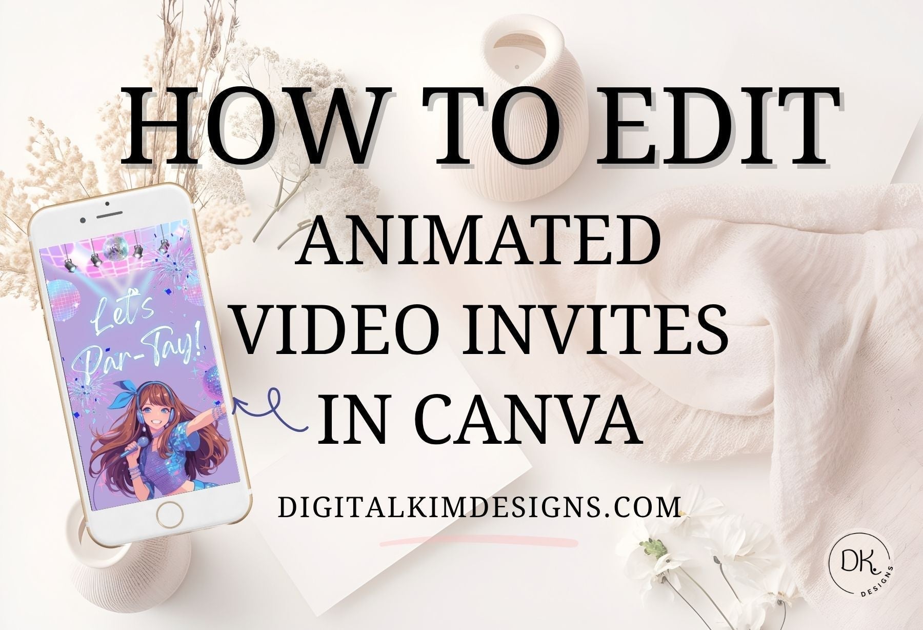 How to Edit an Animated Video Invitation in Canva (Create Magic in Minutes!)