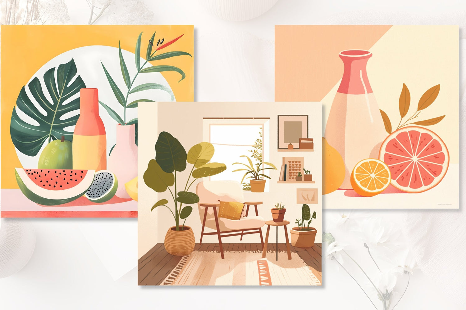 Modern Minimal Art Prints - Digital Kim Designs