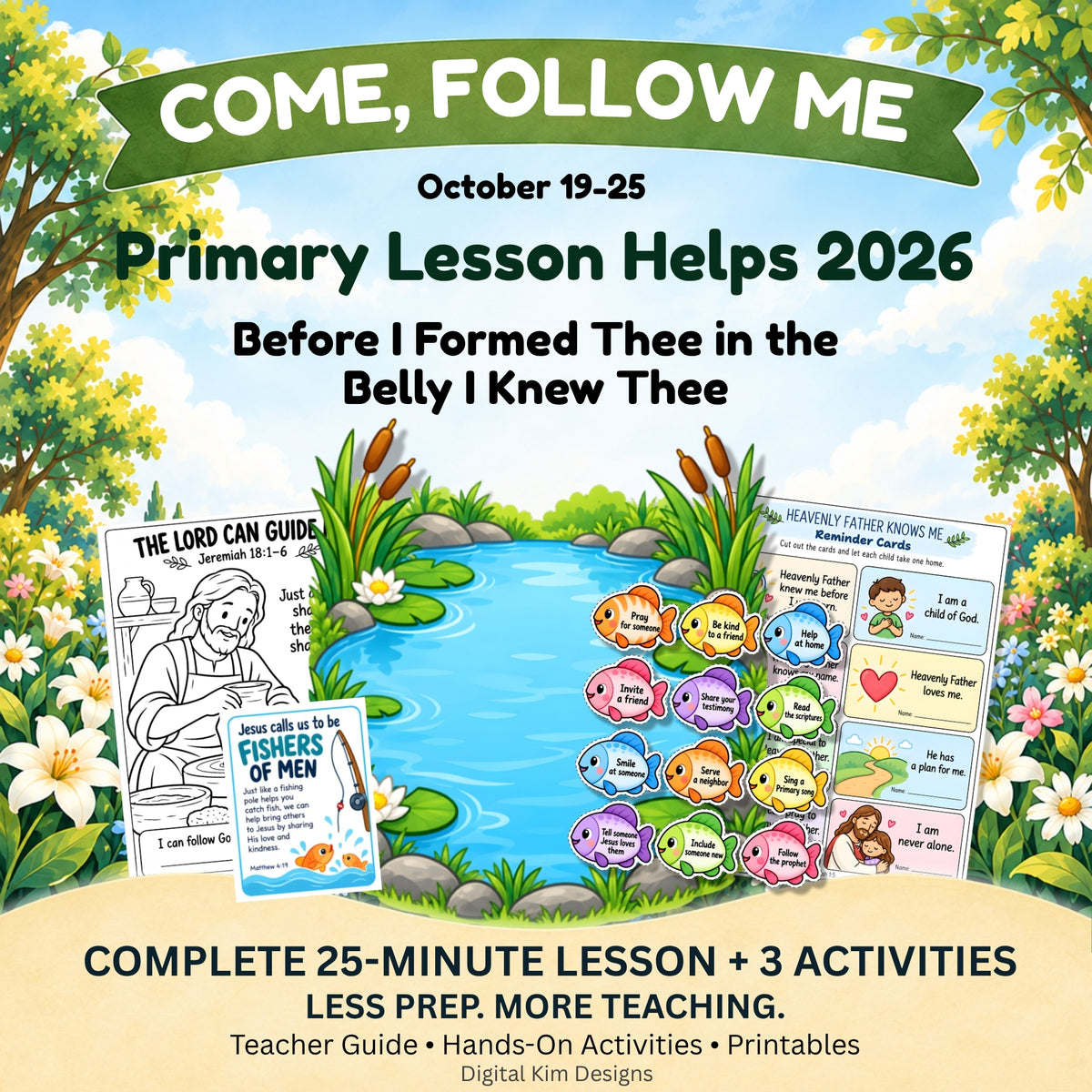 Come Follow Me Primary Lesson Helps 2026 | Jeremiah Oct 19–25