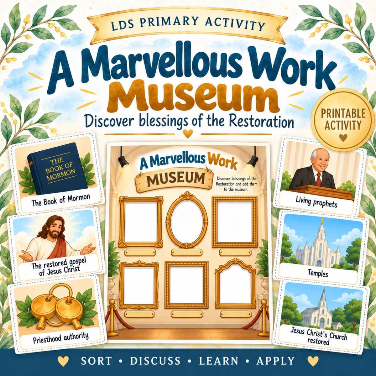 A Marvelous Work Museum – LDS Primary Come Follow Me Activity