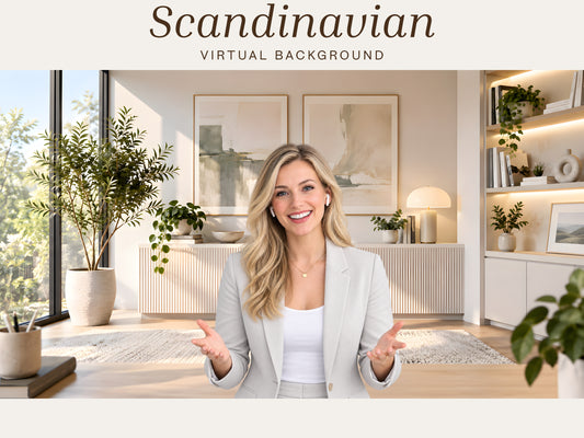 Scandinavian Virtual Background – Professional Zoom, Teams & Google Meet Background