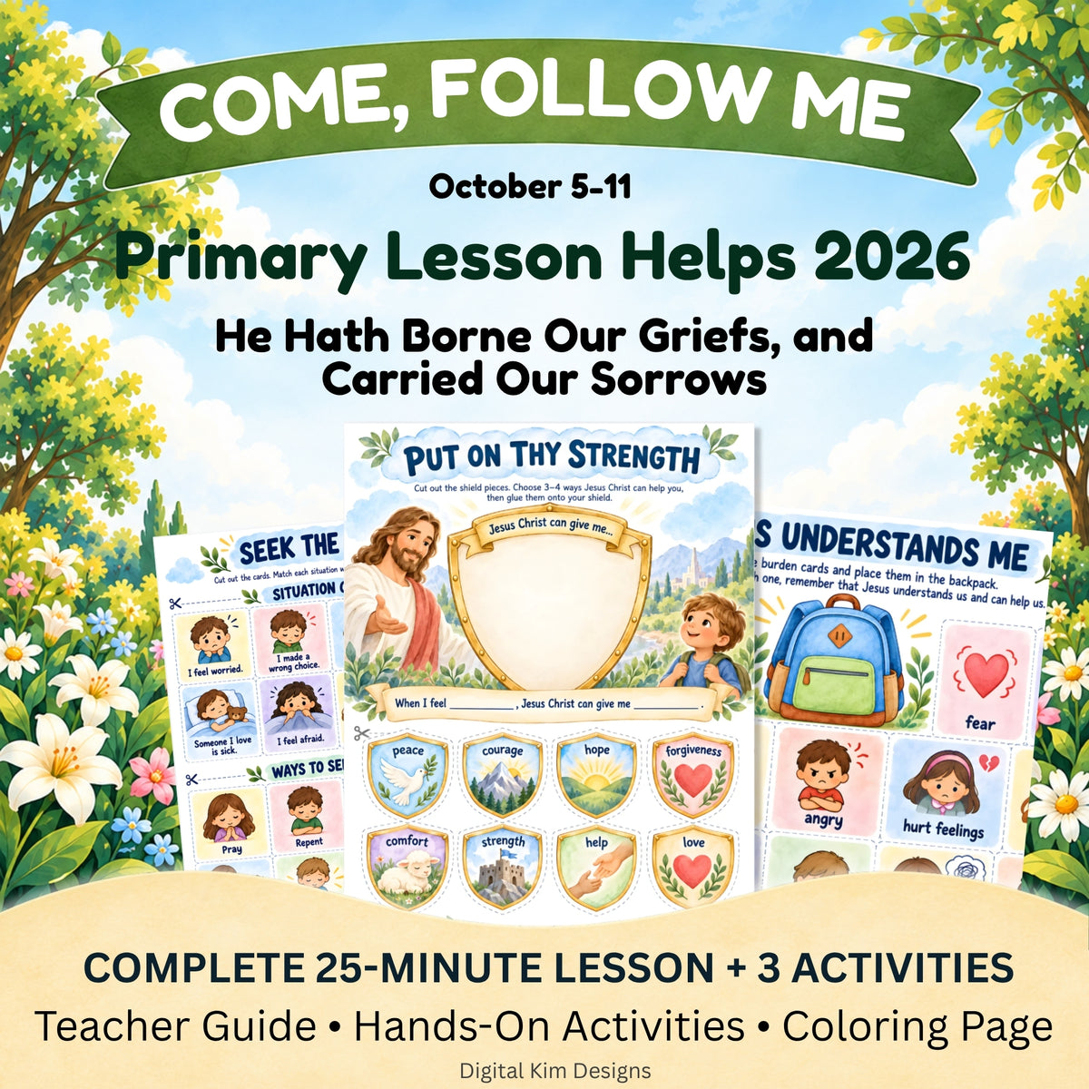 Come, Follow Me Primary Lesson Helps for October 5–11, 2026