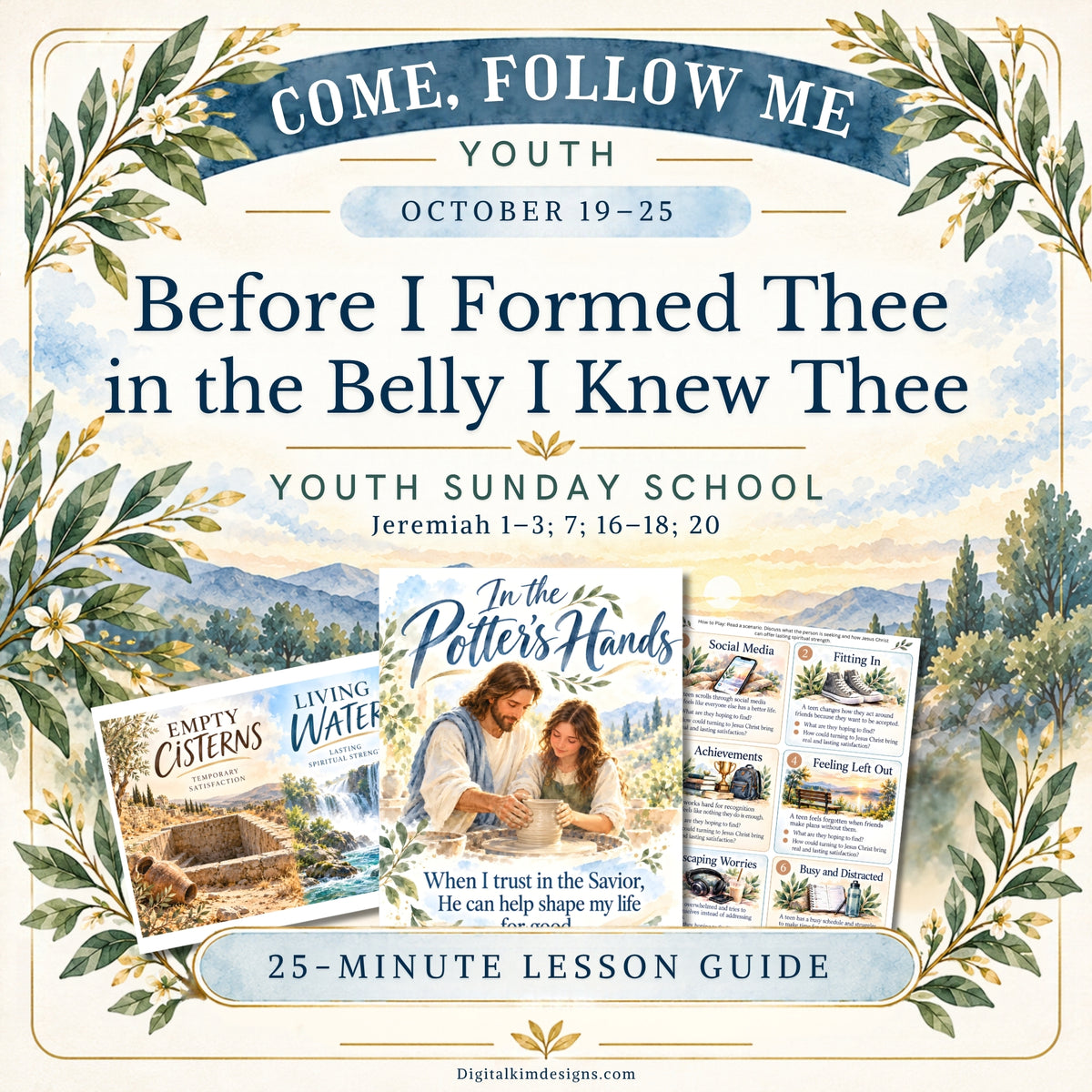 Come Follow Me Youth Sunday School Lesson Helps | October 19–25, 2026 | Jeremiah