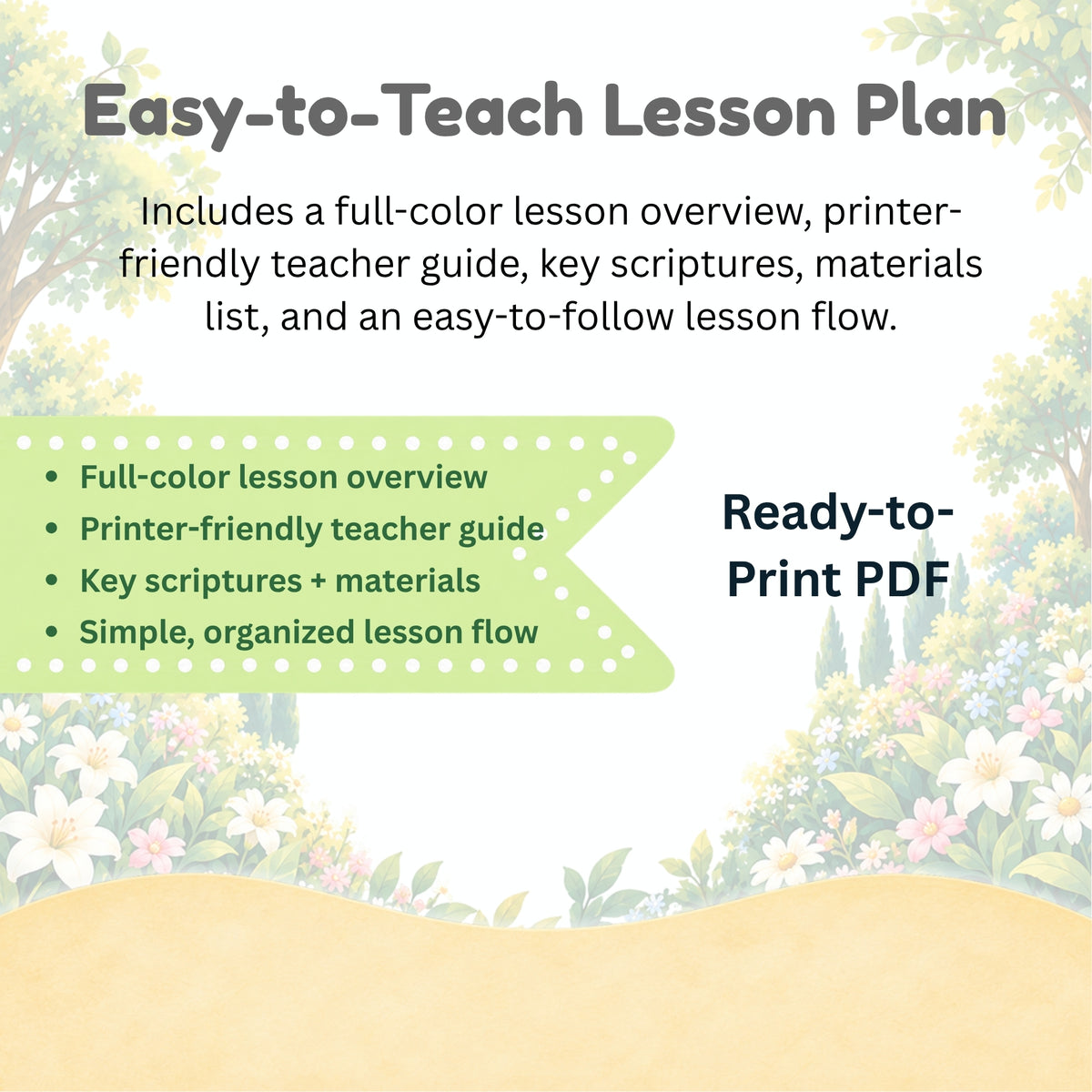Come Follow Me Primary Lesson Helps 2026 | Jeremiah Oct 19–25