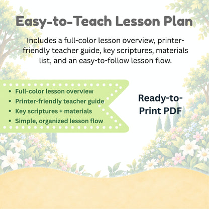 Come Follow Me Primary Lesson Helps 2026 | Jeremiah Oct 19–25