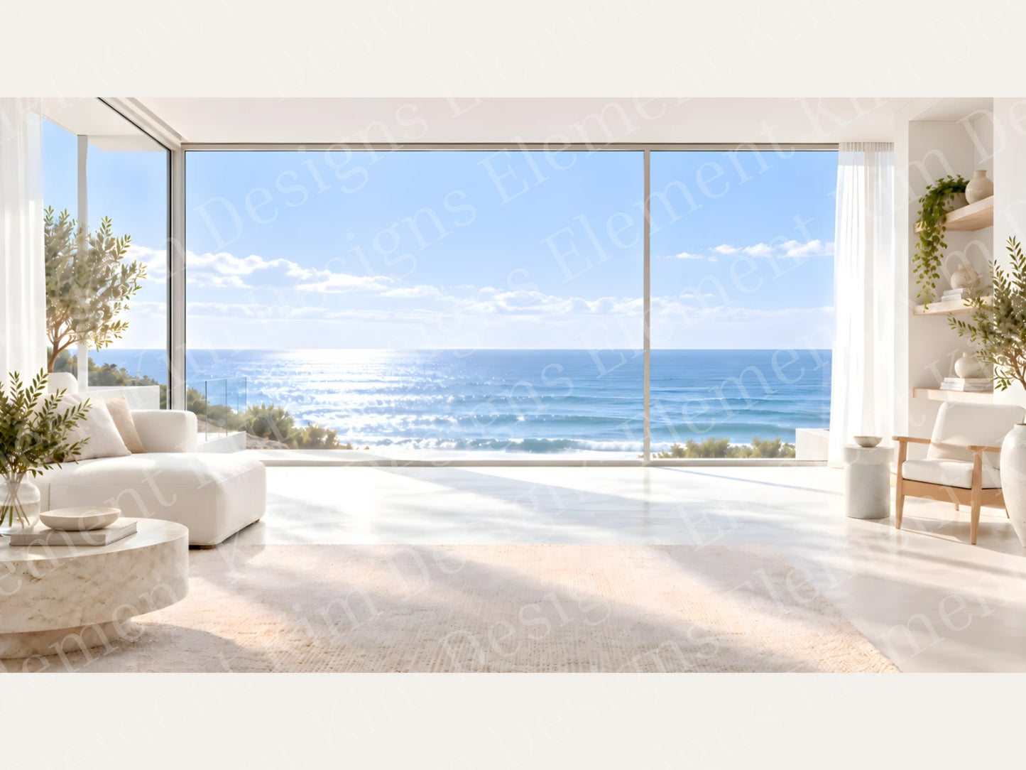 Modern Ocean Virtual Background – Professional Zoom, Teams & Google Meet Background