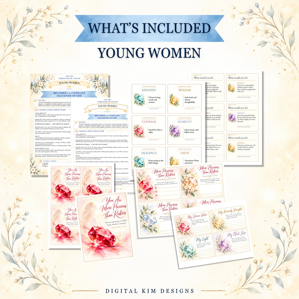October 25 Young Women & Young Men Lesson Bundle | LDS FSY