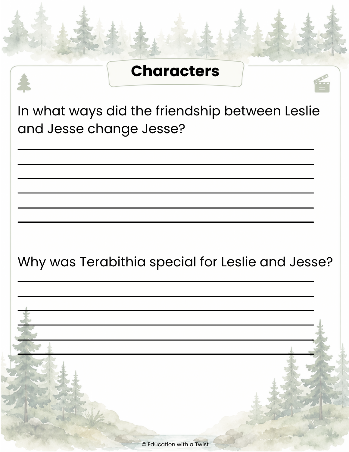 Bridge to Terabithia Book & Movie Comparison | Grades 3–6