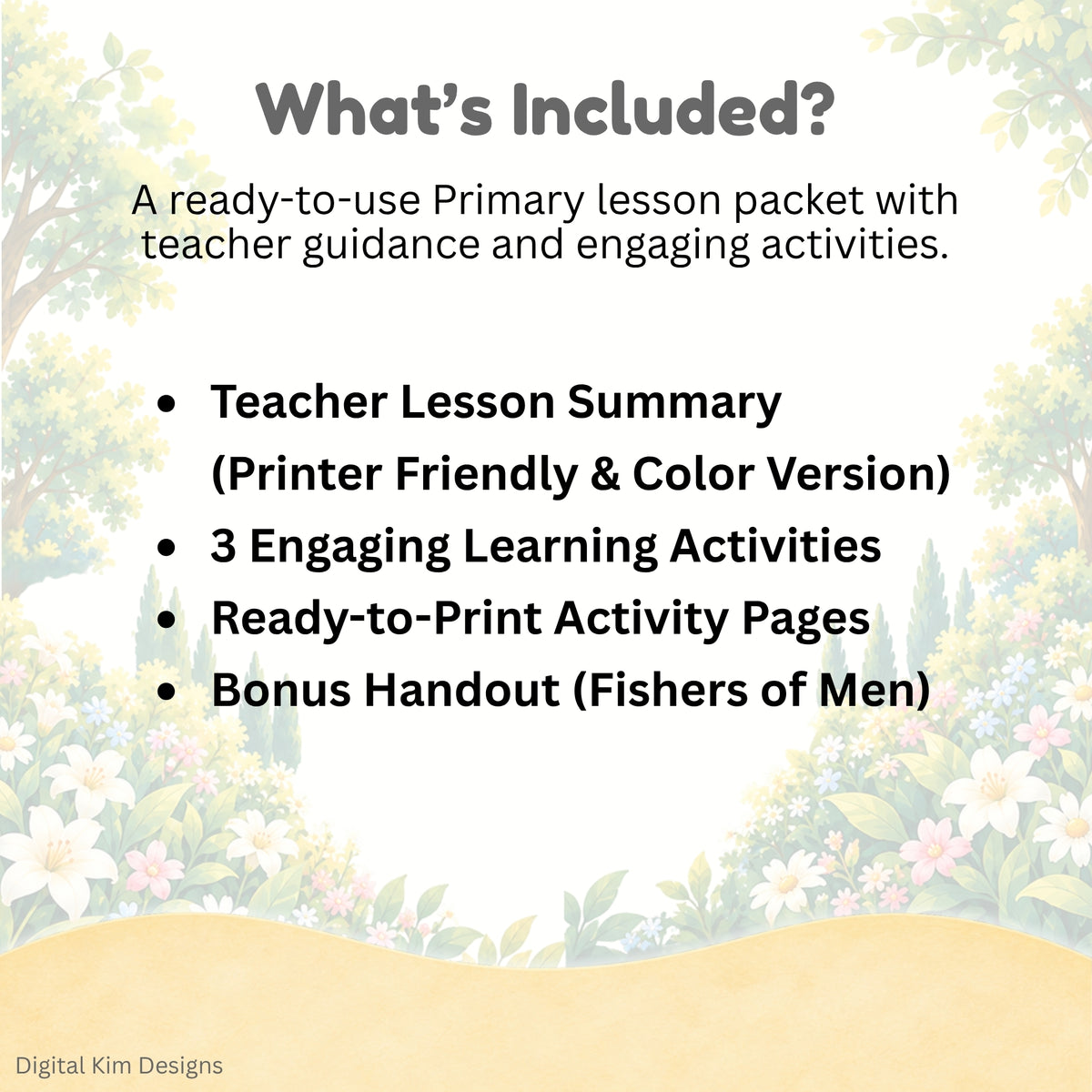 Come Follow Me Primary Lesson Helps 2026 | Jeremiah Oct 19–25