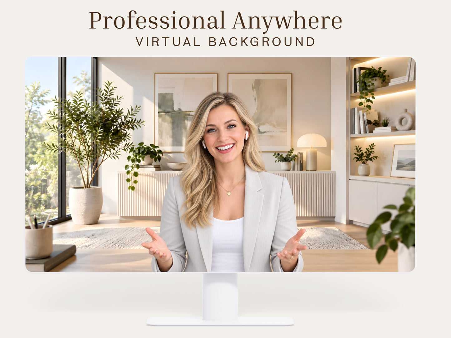 Scandinavian Virtual Background – Professional Zoom, Teams & Google Meet Background