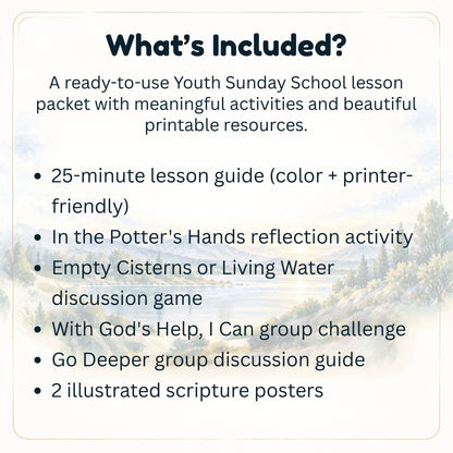 Come Follow Me Youth Sunday School Lesson Helps | October 19–25, 2026 | Jeremiah