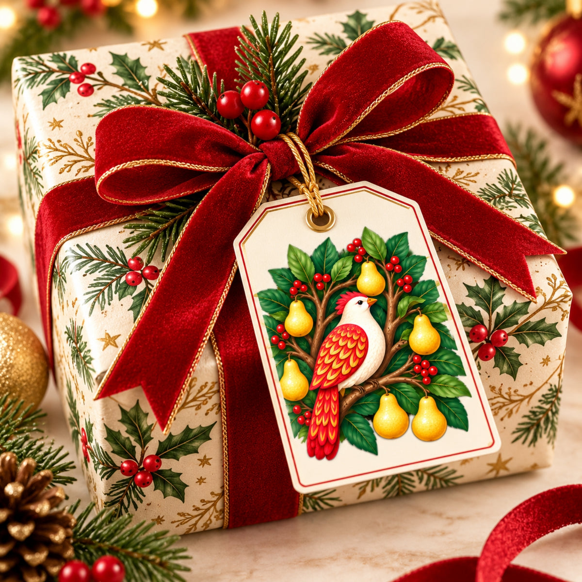 12 Days of Christmas Clipart – 12 Whimsical Transparent PNG Illustrations