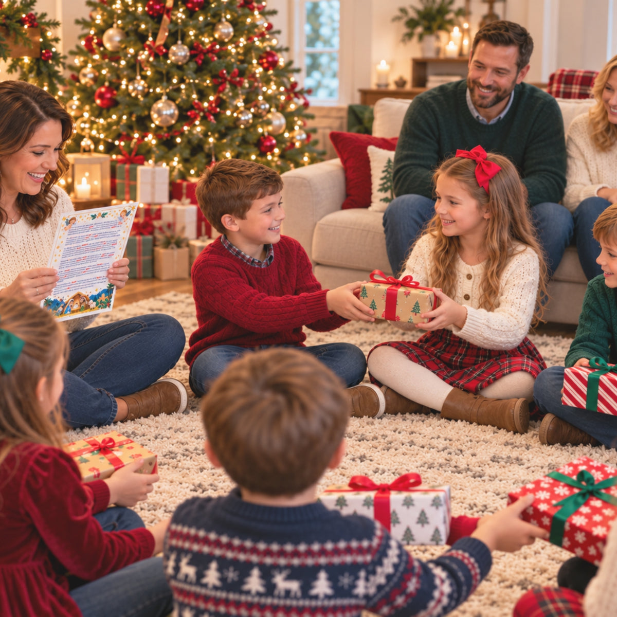 Nativity Left Right Game | Kids & Families Christmas Gift Exchange