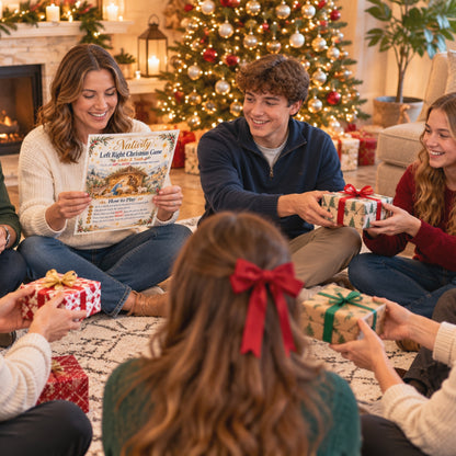 Nativity Left Right Game | Adults & Youth Christmas Gift Exchange
