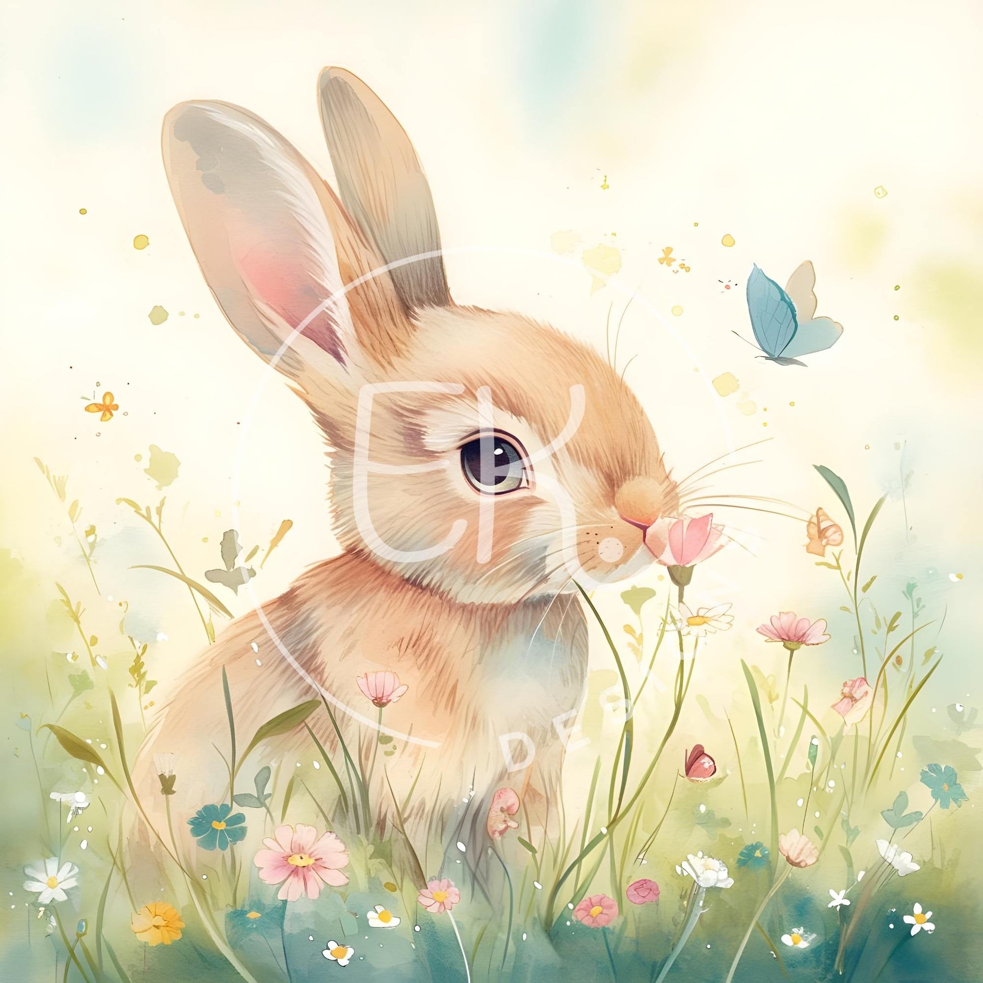 Adorable Bunny Clipart – 11 Printable Animal Images for Crafts, Stickers & More – Faith - Based Printable by Digital Kim Designs
