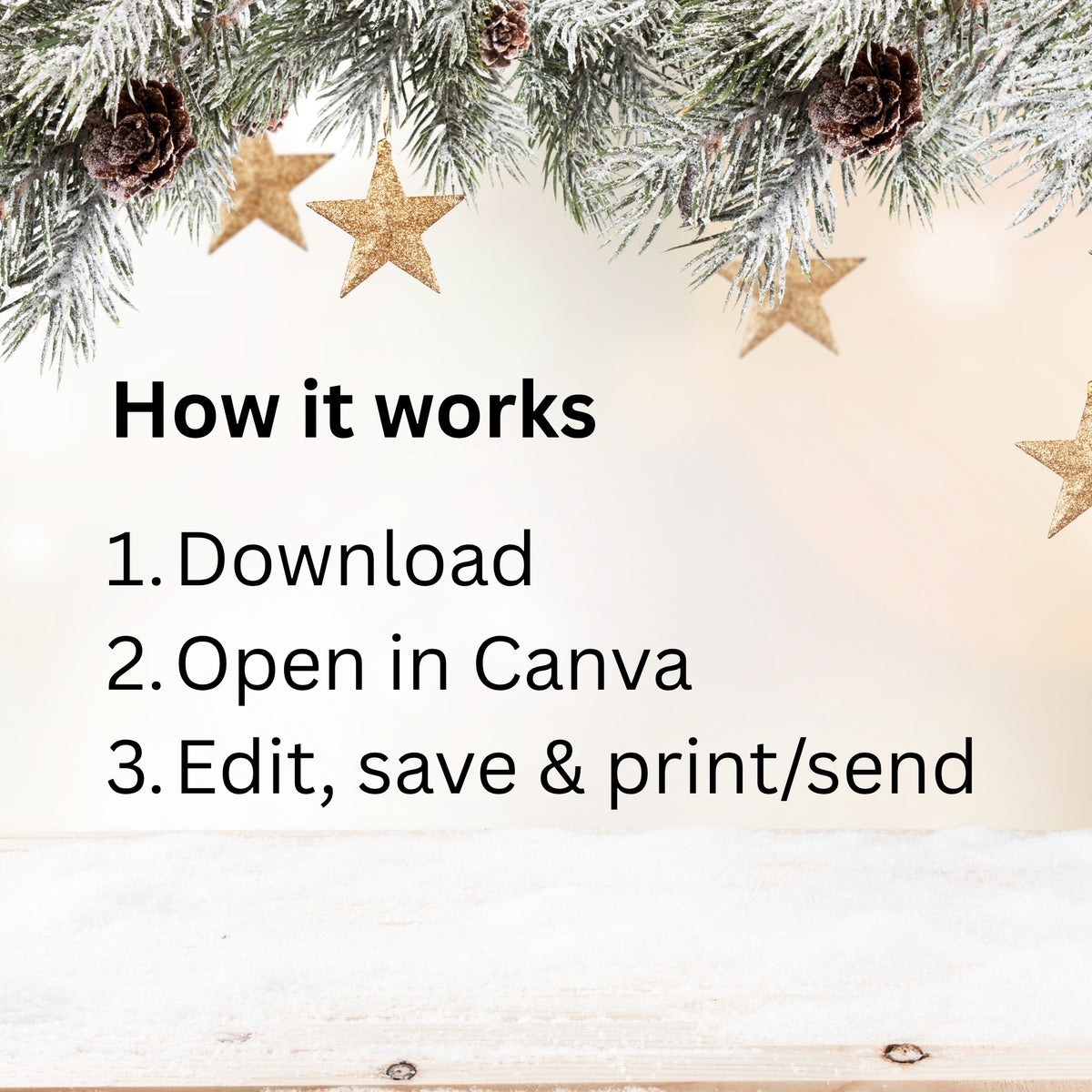 Christmas Cookie Exchange Sign | Editable Canva Printable