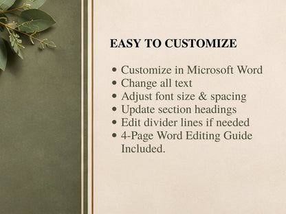 ATS-Friendly Resume Template for Word | 1 & 2 Page Resume Bundle