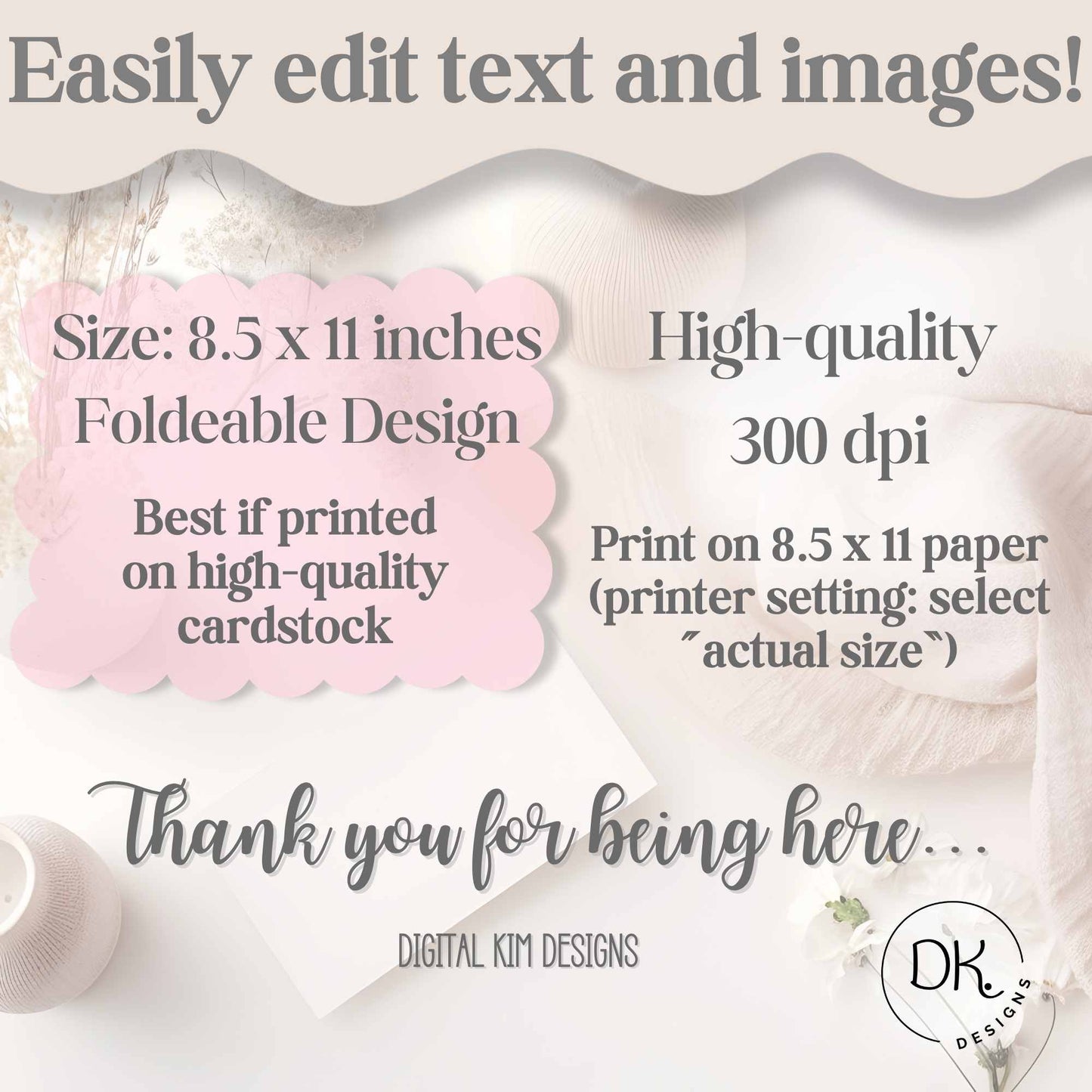 Editable LDS Baptism Program Template for Boys | Blue Foldable Canva Design | Digital Printable – Faith - Based Printable by Digital Kim Designs