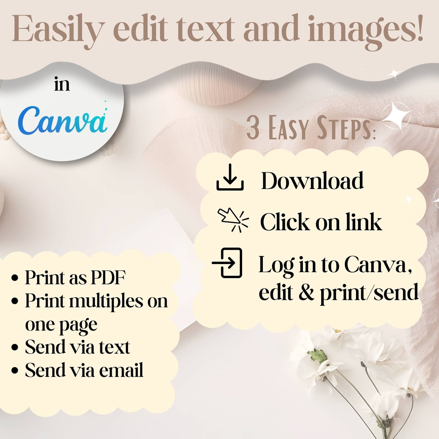 Editable Photo Birthday Invitation – “I Am the Birthday Girl” Canva Template | Pink Disco Theme for Girls – Faith - Based Printable by Digital Kim Designs