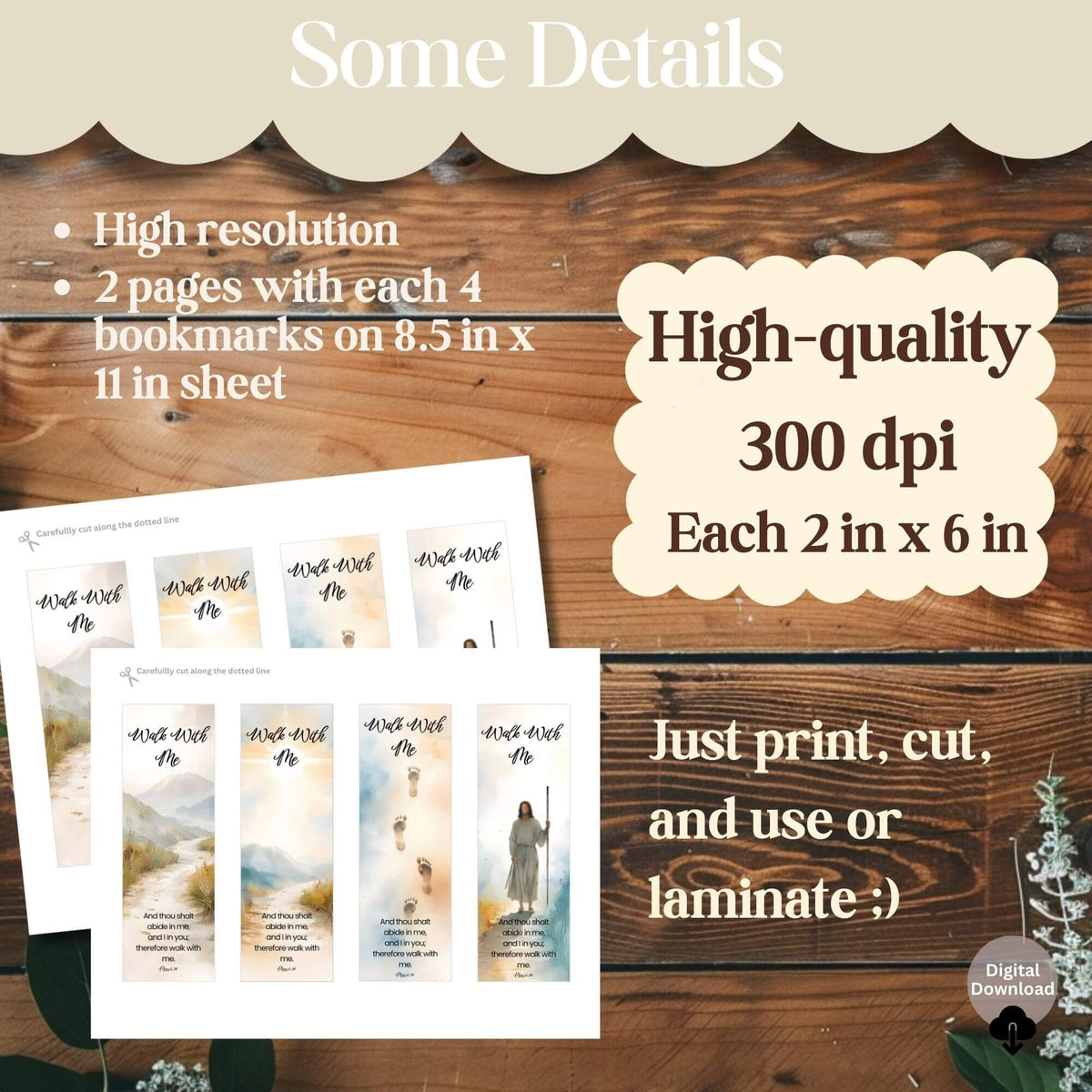 LDS Scripture Bookmarks Printable | Faith-Based Christian Bookmarks ...