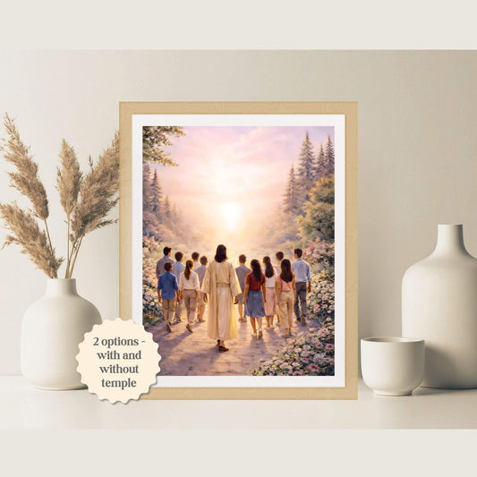 LDS Walk With Me Youth Theme 2026 Wall Art Printable | Faith - Based Decor – Digital Printable by Digital Kim Designs