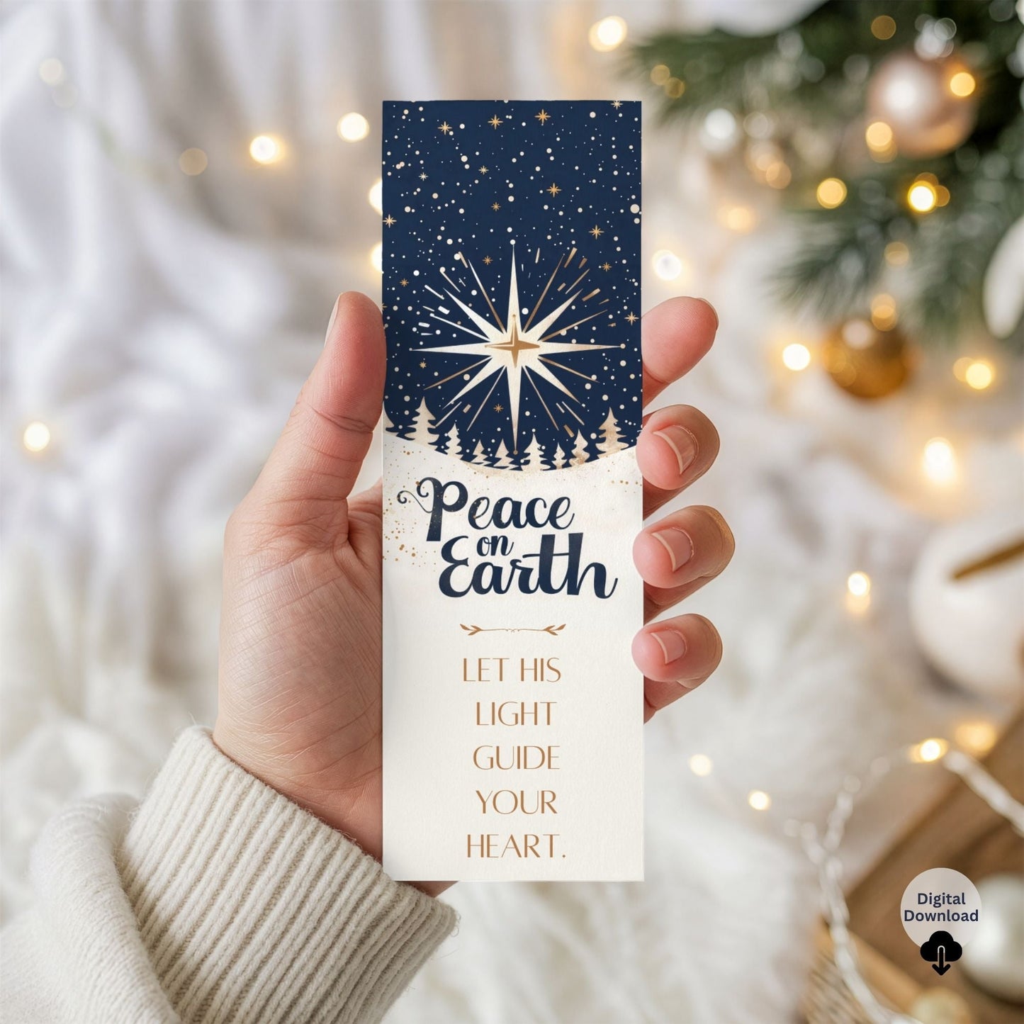 Ministering Bookmark Bundle | Printable LDS & Christian Gift | Peace, Light & Joy Scripture Set – Digital Printable by Digital Kim Designs