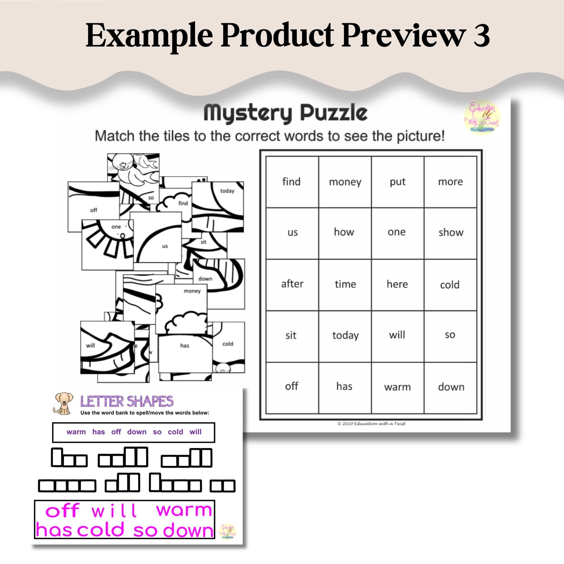 PCI Reading Supplementary Level 1 Bundle | Digital Sight Words | Words 1–140 – Digital Printable by Digital Kim Designs