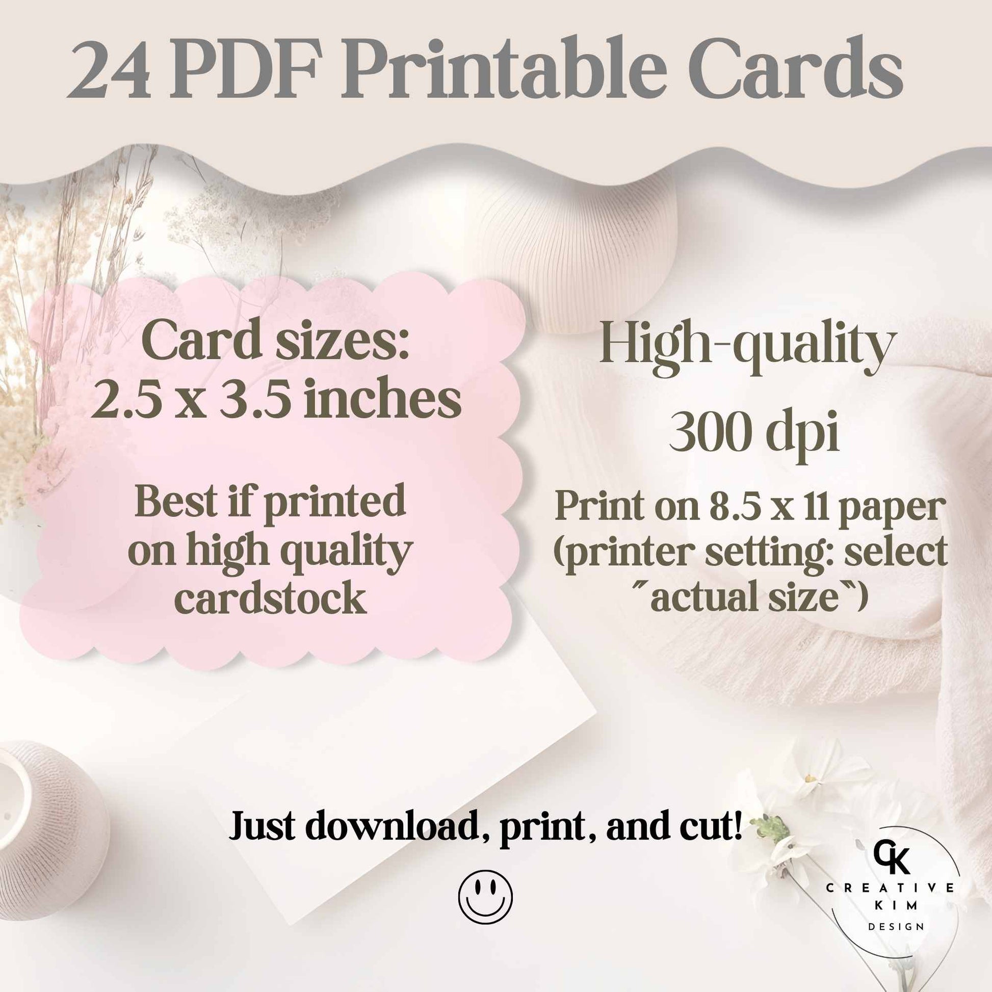 Positive Affirmation Cards for Kids & Tweens – 24 Printable Quotes for Confidence & Self - Worth – Faith - Based Printable by Digital Kim Designs